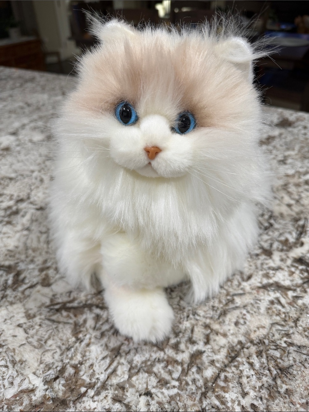 Chongker Realistic Cat Plush Stuffed Animal Toy Companion Pet Cat Lover Birthday